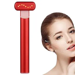 Face Massager Upgraded Therapeutic Warmth Face Massage Red LED Light 4-in-1 Skincare Tool Wand Reduce Fine Lines Face Care Tools 230703