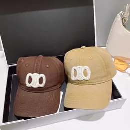 Canvas Basebal Hat Mens 디자이너 모자 패션 여성 야구 모자 CE 라인 장착 모자 편지 서머 스냅 백 햇빛 스포츠 자수 Casquette Beach Luxury Hats