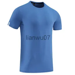 Męskie koszulki nowe męskie TShirt lato na co dzień do biegania Jogger z krótkim rękawem sportowe koszulki na siłownię topy treningowe maraton na świeżym powietrzu oddychające koszulki J230705