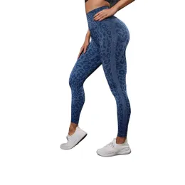 Bezszwowe legginsy damskie spodnie do jogi Scrunch Butt wysokiej talii Fitness kobiece rajstopy sportowe PantalonesCK81