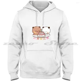 Men's Hoodies Bear And Panda Bubu Dudu Men Women Cotton Sweatshirt Hoodie Balloon