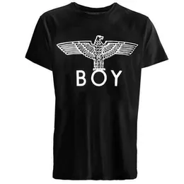 T-shirt di Boy London 2018 Street Fashion Short Short Eagle Pattern T-shirt Maglie di cotone Shirtm77a
