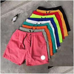 Shorts Masculinos Designer Marca Francesa Masculino Curto Esportes de Luxo Verão Tendência Feminina Roupa de Banho Pura Respirável Roupas Drop Delivery Appar Dhqog