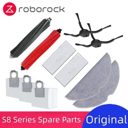 Gadgets Original Roborock S8 Pro Ultra Accessory of Washable Filter Main / Side Brush Mop Dust Bag Robot dammsugare delar Valfritt