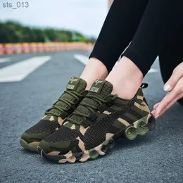 HOT Camouflage Mode Sneakers Dam Andas Fritidsskor Herr Army Green Trainers Plus Size 35-44 Lover Shoes 2020 L230518