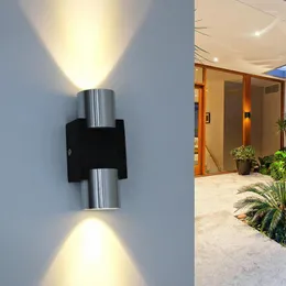 Vägglampa Modern inomhus 3W 6W LED Aluminium Hembelysning Sovrum Vardagsrum Dekoration Gångkorridorlampor AC85-265V