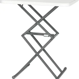 Небольшой складной стол, регулируемый телевизионный поднос, портативный обеденный стол, легкий, нулевой сборку, легко складка и хранение, крепкий стол для дома G