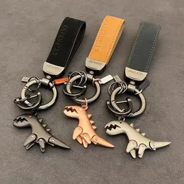 Keychain metal pendant dinosaur cute personality creative keychain key ring waist hanging