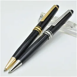 Kugelschreiber Hohe Qualität 163 Hellschwarzer Stift / Rollerball Klassische Büro-Briefpapier-Förderung für Geburtstagsgeschenk-Drop-Lieferung S Dh4Lg
