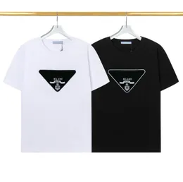 Mens Women T Shirts Summer Men t-shirts Front Mönster Top Designer Tees with Letters Brodery T Shirt gängade krage Kläderstorlek S-2xl Hög quanlity