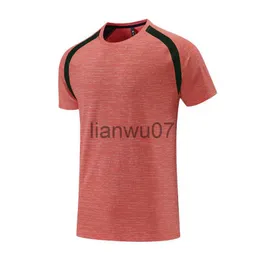 メンズ Tシャツ男性スポーツ Tシャツ 2022 新ファッションランニングクイックドライジム半袖夏カジュアルアウトドアシャツ薄型フィットネス Tシャツ J230705