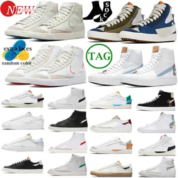 2023 Blazer Mid 77 Vintage Jumbo Runinng buty męskie Blazery OG Black White Red Indigo Pine Green Summit Arctic Punch Sail Trainers Platforma Platforma EUR 36-45