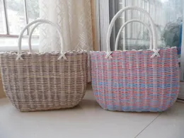 Storage Baskets Plastic Woven Basket Portable Shopping Pet Bath Buy Fruits And Vegetables