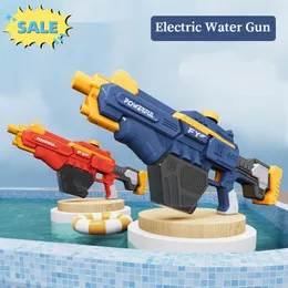 Gun Toys Large Automatic Water Absorbing Electric Continuous Children S Spray Summer Water Play Splash Festival Tools 230704