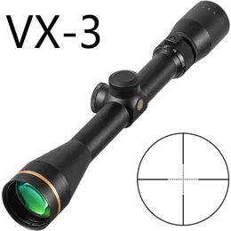 LP VX3 Tactical Rifle Scope 3-9x40 Illuminat Optic Sight Rifle Scope Hunting Scopes for Airsoft med 11/20mm Mount
