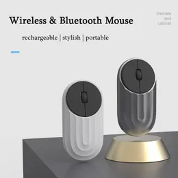 Mice Chyi New Rechargeable Wireless Bluetooth Mouse Ergonomic Gaming Mice Usb Optical Silent Mouse for Pc Laptop Computer Office