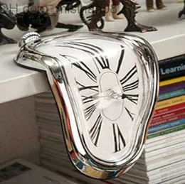 Relógios de parede Novel Surreal Derretimento Distorcido Relógio de Parede Surrealista Estilo Salvador Dali Relógio de Parede Incrível Decoração de Casa Presente Z230705