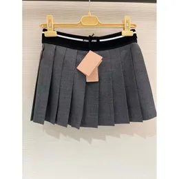 Spring and Summer Luxury British Academy Girls A-line Pleated Skirt