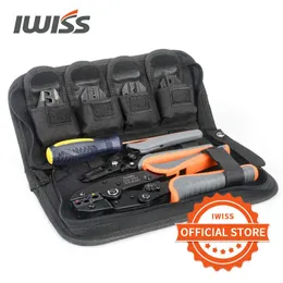 Suits Iwiss Crimping Tool Kits with Wire Stripper and Cable Cutters Suitable for Noninsulated & Insulated Cable Endsleeves Terminals