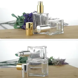 Frascos de perfume de vidro vazios de 30 ML 50 ML com atomizador de névoa spray recarregável vidro de perfume transporte rápido F20171522 Hnqfk