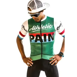 사이클링 저지 세트 Love The Pain Summer Men Cycling Jersey Set Man Quick-Dry Short Sleeve Racing Uniform Breakable Bib Shorts Set Maillot Ciclismo 230704