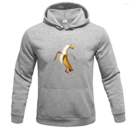 Hommes Hoodies Drôle À Capuche Banane Imprimer Hommes Polaire Printemps Automne Sport Mode Casual Haute Qualité Hip Hop Rue