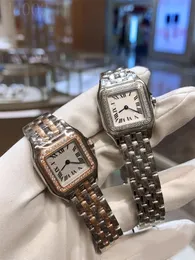 Square Watch Mens Designer Paslanmaz Çelik Su Geçirmez Reloj Gümüş Kaplama Kuvars Dış Sokak Alışveriş Rhinestone Lüks İzle Yüksek Kalite SB002 C23