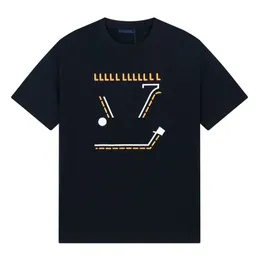 designer Kända män högkvalitativ T-shirt Bokstavstryck rund hals Kort ärm Svart Vit Mode Män Kvinnor T-shirts CHG23070512