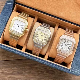 빈티지 여자 시계 럭셔리 디자이너 35mm 시계 클래식 빈티지 쿼츠 움직임 Watch Classic Square Wristwatch No Box