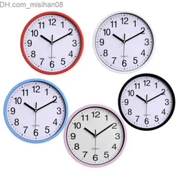 Wall Clocks 10 inch 25CM plastic wall clock quartz low noise hanging digital clock bedroom living room simple clocks Z230707