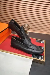 2023 Sapatos masculinos formais para festas, vestido de noiva, couro genuíno, bico fino, marca masculina, sapatos casuais de negócios, oxfords, tamanho 38-45