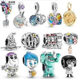 Para pandora charms autênticos 925 contas de prata Pendurado Charm Animal Character Series Bead