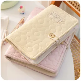 Notepads A6 A5 Macaron Color Notebook Planner Organizer Binder Diary Comminter Book Leaf Leaf School Supplies Stationery L230704