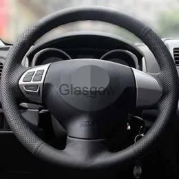 Steering Wheel Covers Car Steering Wheel Cover Soft Artificial Leather For Mitsubishi Lancer X 10 20072015 Outlander 20062013 ASX 20102013 Colt x0705