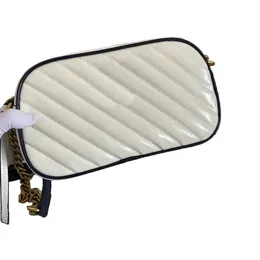 designer moda bolsa de luxo marmont bolsa de ombro feminina bolsas corrente bolsas circulares clássico abelha tigre cobra alfabeto carteira 632