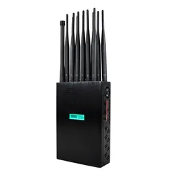 Portátil 14 Antenas Sinal 5G Com Display LCD Celular 5G 4G 3G 2G Wi-Fi GPS 14Watt