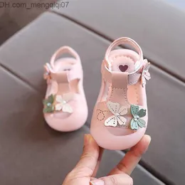 Sandálias Sandálias para meninas Sandálias florais para bebês Meninas New Baby Princess Soft Bottom sandálias verão 2023 Crianças Closed Toe Toddler Shoe AA230518 Z230706