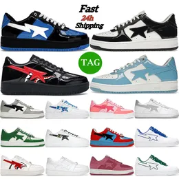 Designer Bapestan casual sk8 sta sta sapatos bapedii masculino ao ar livre feminino baixa plataforma preta camufla