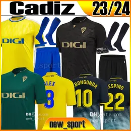 22 23 Cadiz soccer jerseys CADIZ CF sponsor Negredo camisetas de futbol 2022 2023 LOZANO ALEX Bodiger Juan Cala CAMISETA A LIGA Pre Match men kids kit