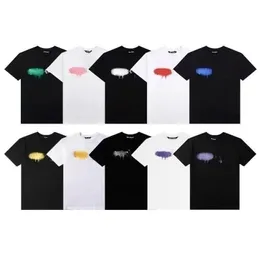 Mens Palm t Shirt Designer Angels Man Black Tee Roupas Femininas Moda Letra Pa Roupas Spray Manga Curta Primavera Verão Maré Homens e Mulheres Topsuxqd