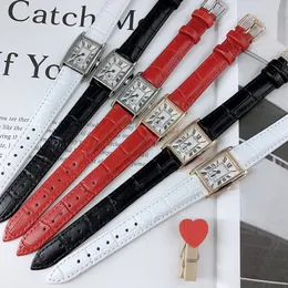 Luxus Frauen sehen Lederbandquarz -Bewegung Uhren Japan Batterie Mode Kleid Armbandwatch Lifestyle wasserdichte Designeruhr kleine zweite Montre de Luxe