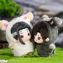 Plüschpuppen Mo Dao Zu Shi Puppe Wei Wuxian Lan Wangji Spielzeug Großmeister der dämonischen Kultivierung Plüschtier Schlüsselanhänger Geschenk 230705