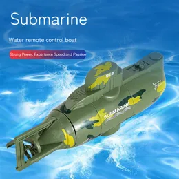 Elektriska/RC-båtar 2,4ghz fjärrkontroll ubåt kärnubåt minifjärrkontrollbåt barns födelsedagspresent 230705