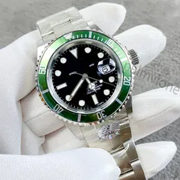 Luxury Men Watch designer watches Automatic Mechanical fashion watchs 40MM Classic style Stainless Steel Waterproof Luminous sapphire montre Green Water Ghost