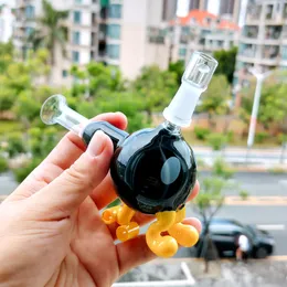 Mini 5 pouces mignon verre eau bang narguilés fumer tuyaux avec 10mm joint mâle huile Dab Rigs