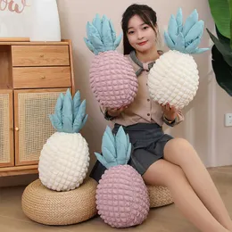 Фаршированные плюшевые животные 50см моделирование ананасовых плюшевых подушных игрушек фаршированные мягкие фруктовые куклы каваи диван