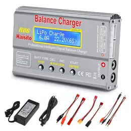Parts Accessories IMAX B6 Original HB6 Lipo Battery Charger 80W 6A Digital Balance Charger Discharger For Lipo NiMh Liion NiCd 15V6A AC Adapter 230705