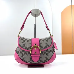 Torba pod pachami Torebki Hobo Torby Crossbody Płótno Skóra Wewnętrzna kieszeń na suwak Torebka damska Torebka Modny portfel Torba na ramię Pakiet