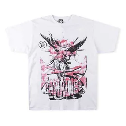 デザイナーファッション衣類 Tシャツ Tシャツハイストリート Hellstar Studios Bigger Than Satan 男性と女性のピュアコットン半袖 Tシャツロックヒップホップ