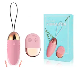 Vibratorer Kraftfull trådlös fjärrkontroll Vibratorer Vibrerande Kärleksägg Hona för Kvinnor Dildo Gspot Massager Varor Vuxna Produkter 230706